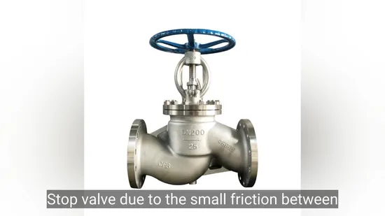 Customized Flanged Globe Shutoff Valve Water Flanged Stop Globe Valve